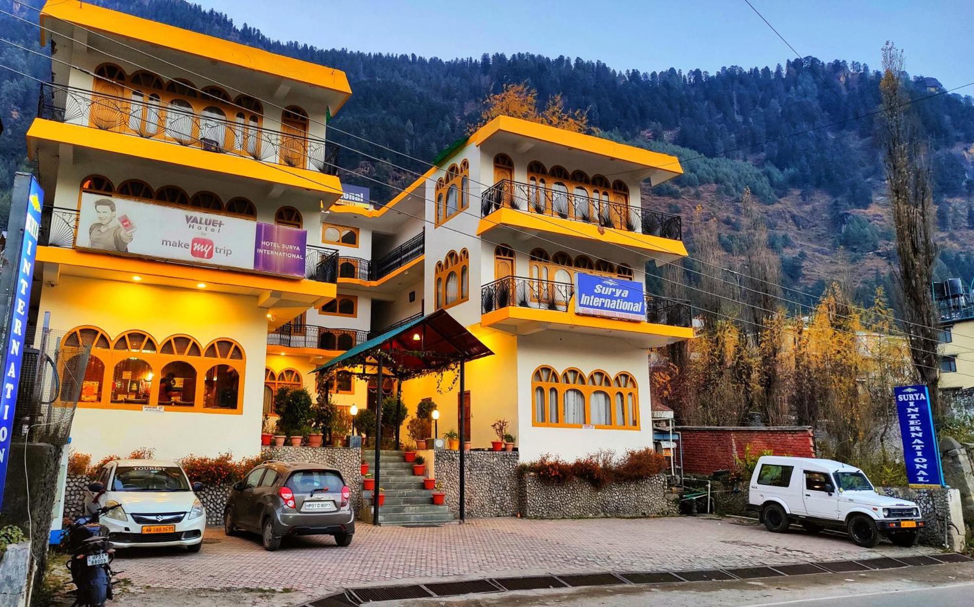 Surya International Hotel Manali Near Mall Road Екстериор снимка